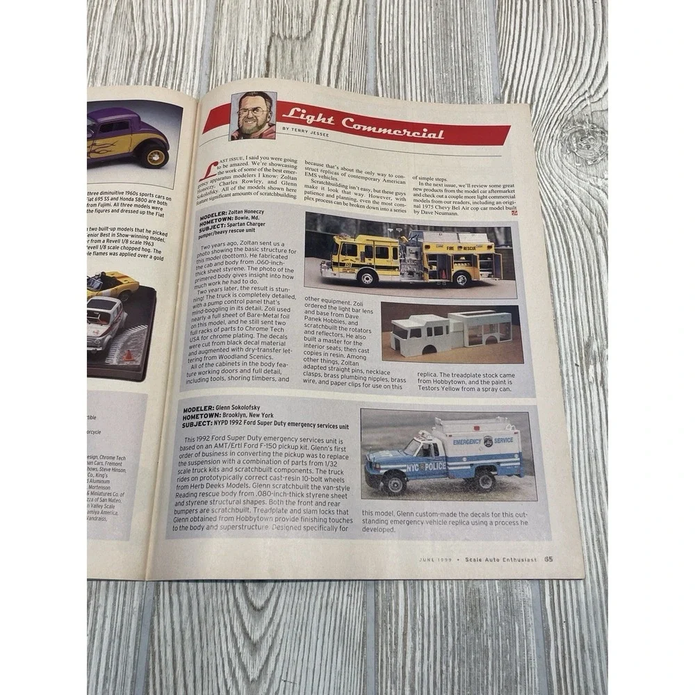 Scale Auto Enthusiast Magazine June 1999 Model Car Concept Ferrari NASCAR